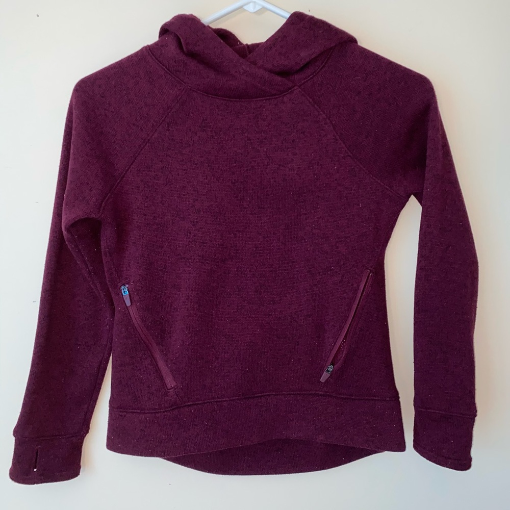 Kids maroon Old Navy active pullover hoodie M (8)